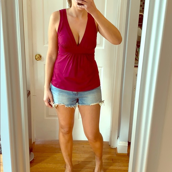 Susana Monaco Berry Pink Tank - Picture 1 of 5